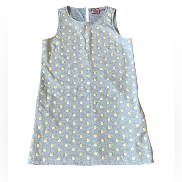 Juicy Couture Studded Sleeveless Sweatshirt Dress Gray M Retro Pockets Comfy - Picture 10 of 10